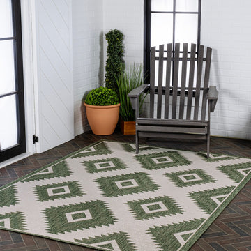 Lior Geometric Moroccan Diamond Area Rug